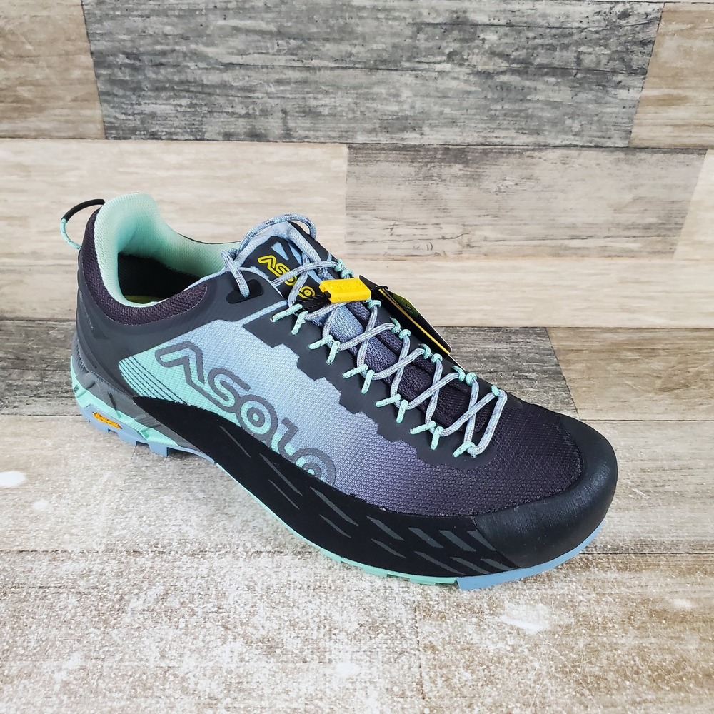 Asolo Eldo Gv ML Womens Approach Shoes Sz 7.5 Brook Green Blue Mist Hiking Boots